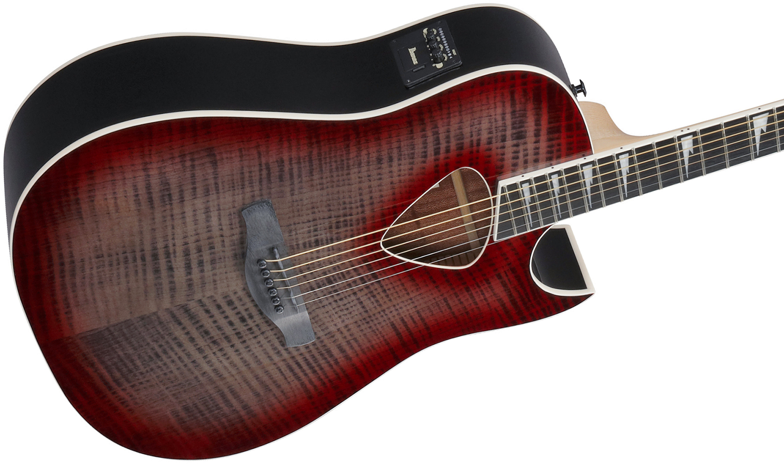 Ibanez Alt50fa Rdb Altsar Dreadnought Cw Tilleul Sapele Pur - Red Doom Burst High Gloss - Folk-Gitarre - Variation 2