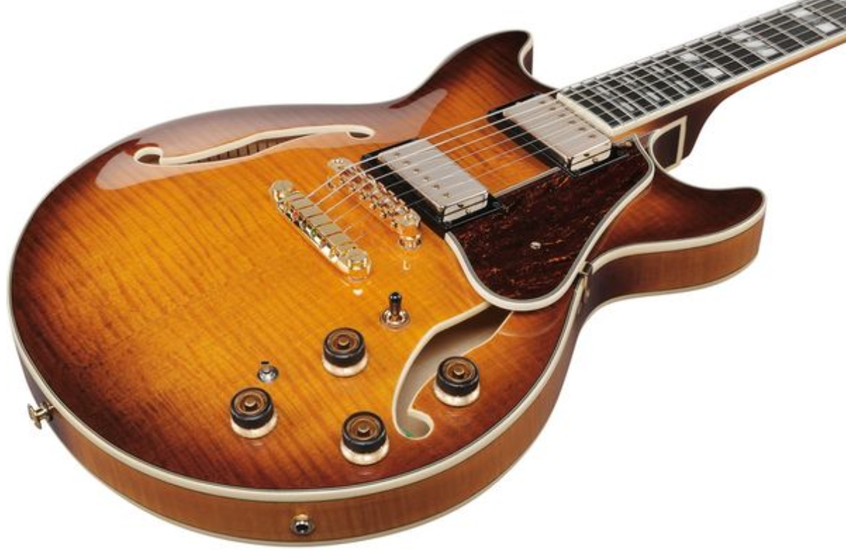 Ibanez Am153fm Att Artstar 2h Ht Eb - Antique Tobacco Burst - Semi-Hollow E-Gitarre - Variation 2