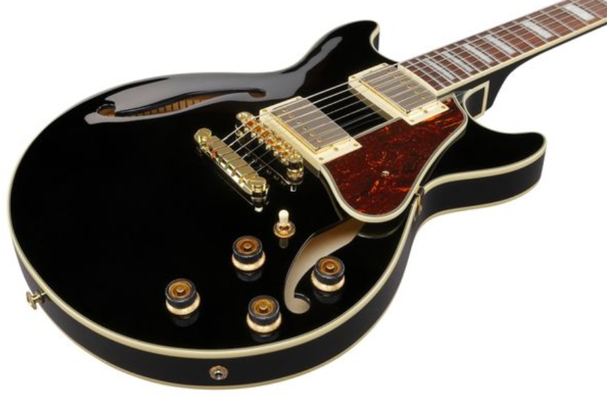 Ibanez Am73g Bk Artcore 2h Ht Rw - Black - Semi-Hollow E-Gitarre - Variation 2