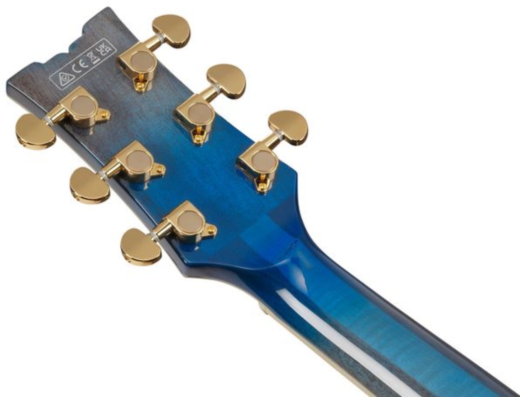 Ibanez Am93qa Jbb Artcore Expressionist 2h Ht Eb - Jet Blue Burst - Semi-Hollow E-Gitarre - Variation 4