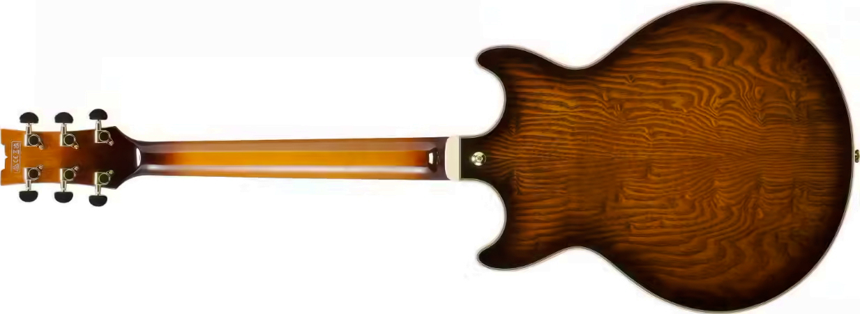 Ibanez Am93qa Vvh Artcore Expressionist 2h Ht Eb - Vintage Violin High Gloss - Semi-Hollow E-Gitarre - Variation 1