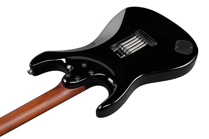 Ibanez Andy Timmons Atz300 Bk Jap Signature 3h Dimarzio Trem Rw - Black - Signature-E-Gitarre - Variation 5