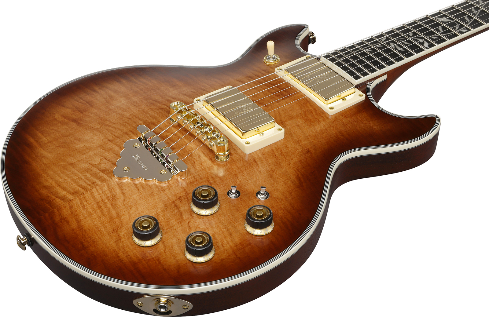 Ibanez Ar625fmsp Cml Standard Artist 2h Ht Eb - Caramel Burst Low Gloss - Double Cut E-Gitarre - Variation 2