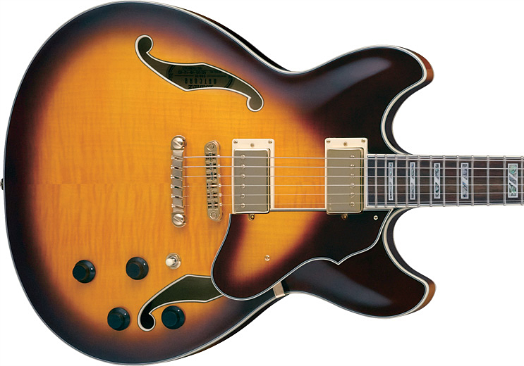 Ibanez As103 Vb Artcore Vintage Burst - Semi-Hollow E-Gitarre - Variation 1
