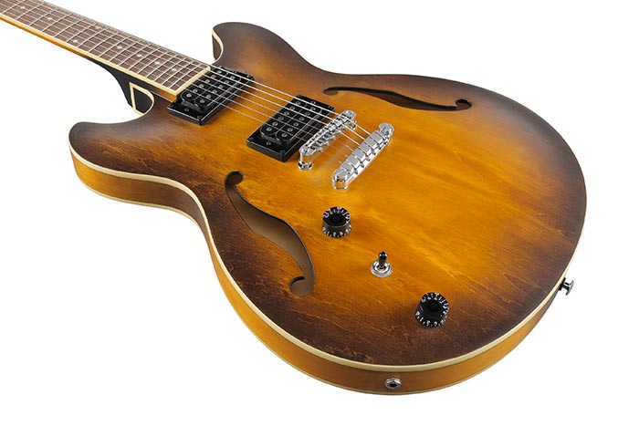 Ibanez As53l Tf Artcore Gaucher Hh Ht Wal - Tobacco Flat - Semi-Hollow E-Gitarre - Variation 2