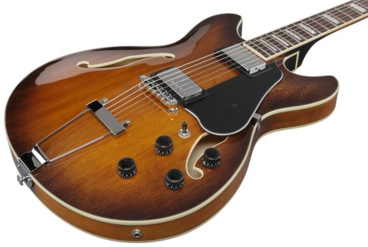 Ibanez As7328 Tbc Artcore Baryton 2h Ht Rw - Tobacco Brown - Semi-Hollow E-Gitarre - Variation 2