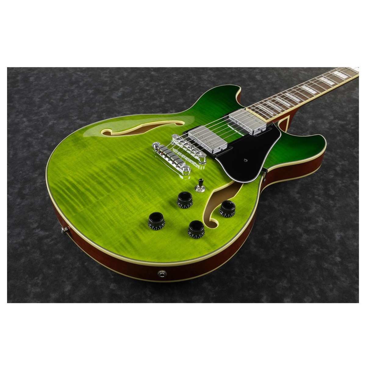 Ibanez As73fm Gvg Artcore Hh Ht Lau - Green Valley Gradation - Semi-Hollow E-Gitarre - Variation 1
