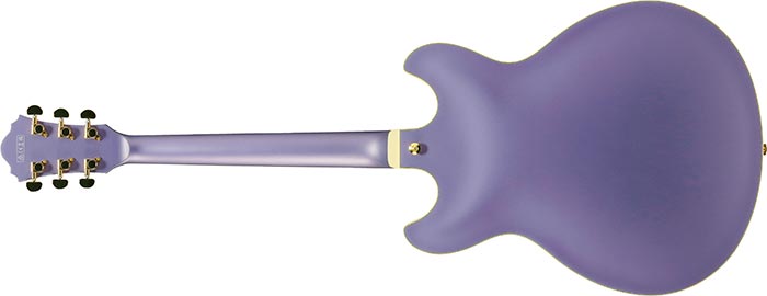 Ibanez As73g Mpf Artcore 2h Ht Rw - Metallic Purple Flat - Semi-Hollow E-Gitarre - Variation 1