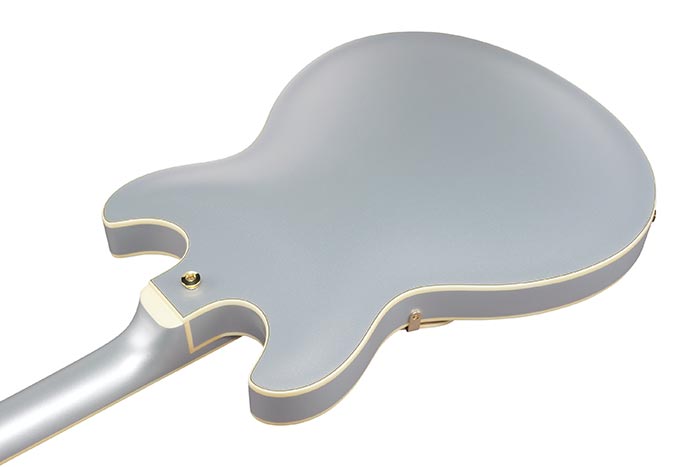 Ibanez As73g Msf Artcore 2h Ht Rw - Moonstone Silver Flat - Semi-Hollow E-Gitarre - Variation 3