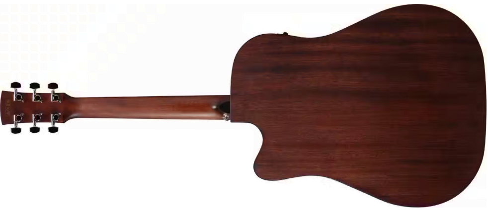 Ibanez Aw247ce Wk Artwood Dreadnought Cw Tout Okoume Ova - Weathered Black Open Pore - Folk-Gitarre - Variation 1