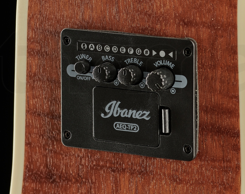 Ibanez Aw417ce Ops Artwood Dreadnought Cw Epicea Okoume Pf - Open Pore Semi-gloss - Folk-Gitarre - Variation 4