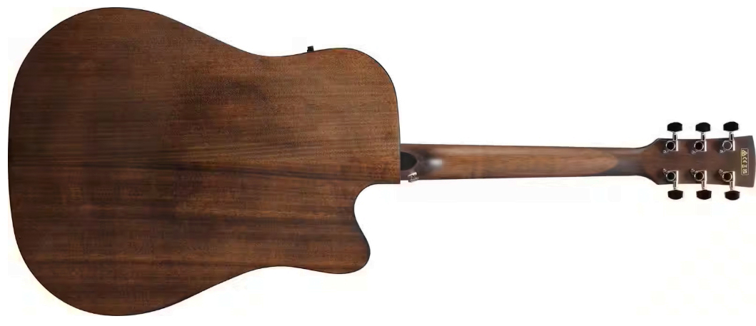 Ibanez Aw54lce Opn Artwood Dreadnought Cw Gaucher Tout Acajou Lau - Open Pore Natural - Folk-Gitarre - Variation 1