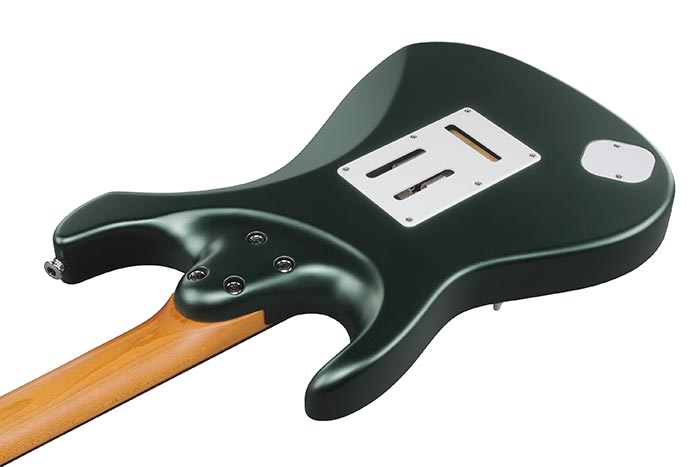 Ibanez Az2204n Vgf Prestige Jap Hss Seymour Duncan Trem Rw - Ivy Green Metallic Flat - E-Gitarre in Str-Form - Variation 3