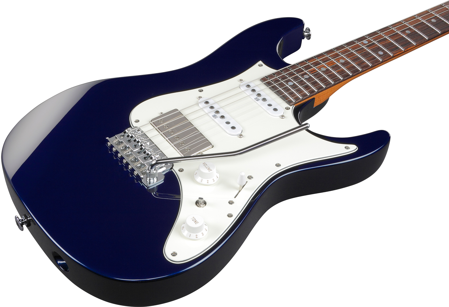 Ibanez Az2204nw Dtb Prestige Jap Hss Seymour Duncan Trem Rw - Dark Tide Blue - E-Gitarre in Str-Form - Variation 2
