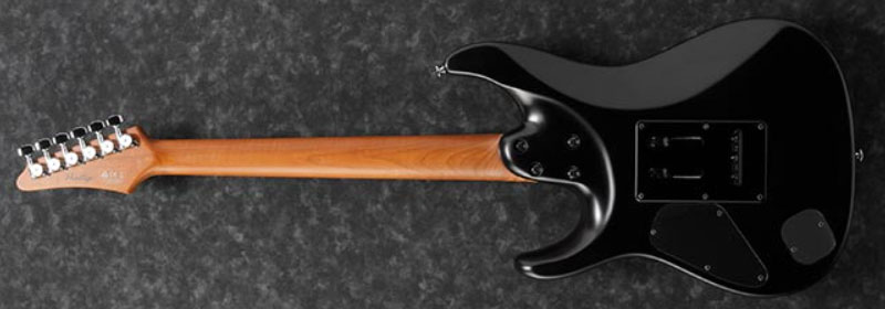 Ibanez Az2402 Bkf Prestige Jap Hh Seymour Duncan Trem Mn - Black Flat - E-Gitarre in Str-Form - Variation 1