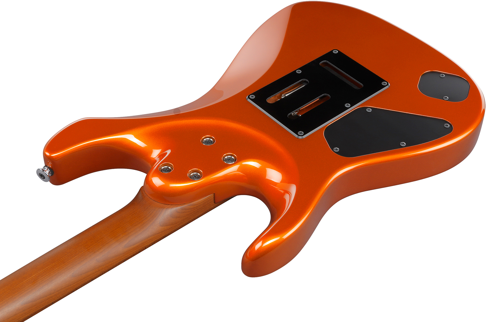 Ibanez Az2402 Rom Prestige Jap 2h Seymour Duncan Trem Mn - Roadster Orange Metallic - E-Gitarre in Str-Form - Variation 3