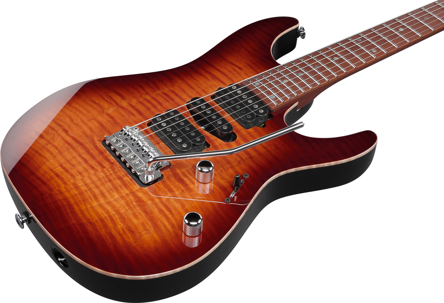 Ibanez Az2407f Bsr Prestige Jap Hsh Dimarzio Trem Mn - Brownish Sphalerite - E-Gitarre in Str-Form - Variation 2