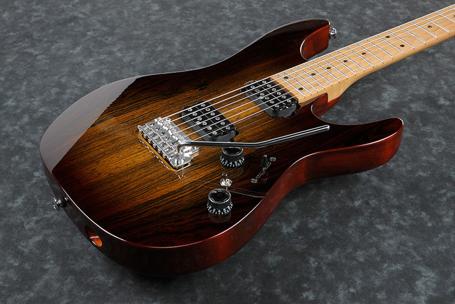 Ibanez Az242bc Det Premium Hh Trem Mn - Deep Espresso Burst - E-Gitarre in Str-Form - Variation 2