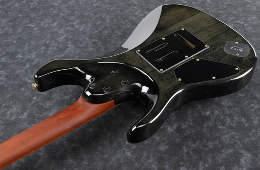 Ibanez Az242pbg Ckb Premium Hh Trem Mn +housse - Charcoal Black Burst - E-Gitarre in Str-Form - Variation 2