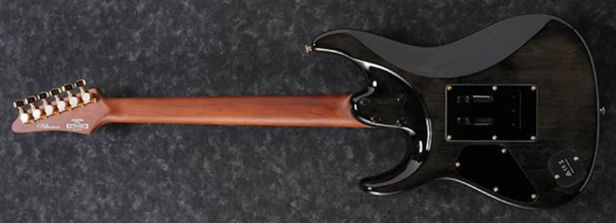 Ibanez Az242pbg Ckb Premium Hh Trem Mn +housse - Charcoal Black Burst - E-Gitarre in Str-Form - Variation 3