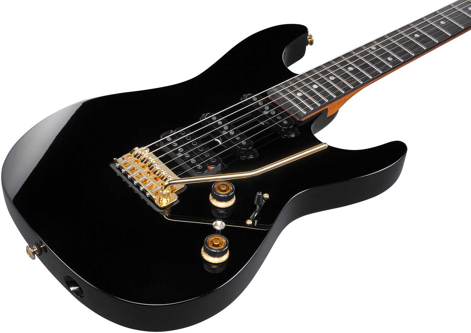 Ibanez Az26p1 Bk Premium Hss Seymour Duncan Trem Eb - Black - E-Gitarre in Str-Form - Variation 2