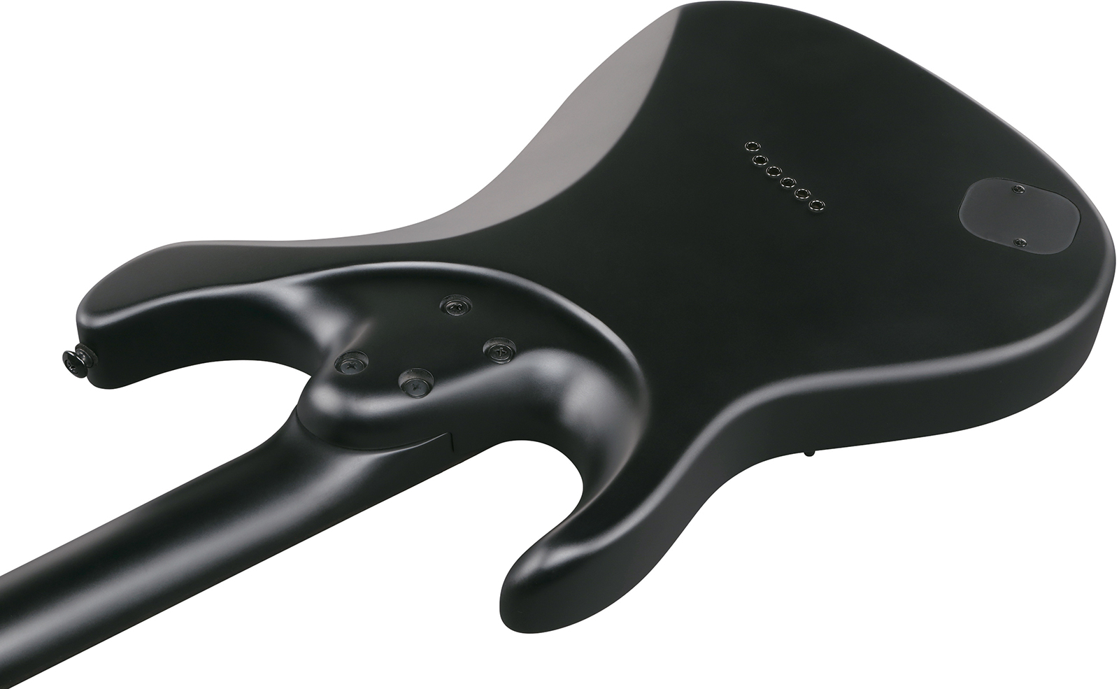 Ibanez Az41b1 Bkf Iron Label 2h Dimarzio Ht Eb - Black Flat - E-Gitarre in Str-Form - Variation 3