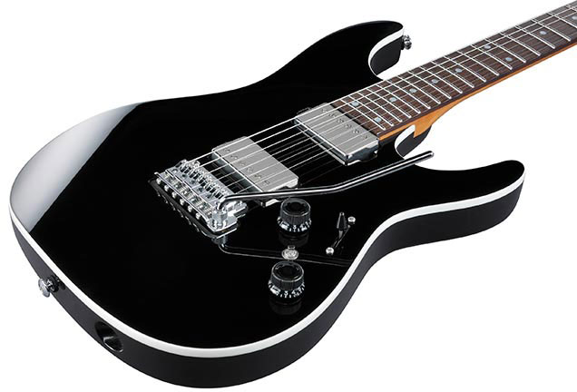 Ibanez Az42p1 Bk  Premium 2h Seymour Duncan Trem Rw - Black - E-Gitarre in Str-Form - Variation 2