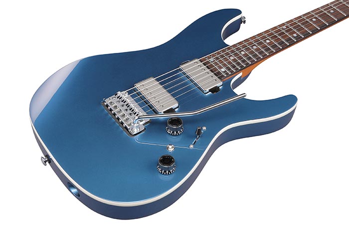 Ibanez Az42p1 Pbe Premium 2h Trem Rw - Prussian Blue Metallic - E-Gitarre in Str-Form - Variation 2