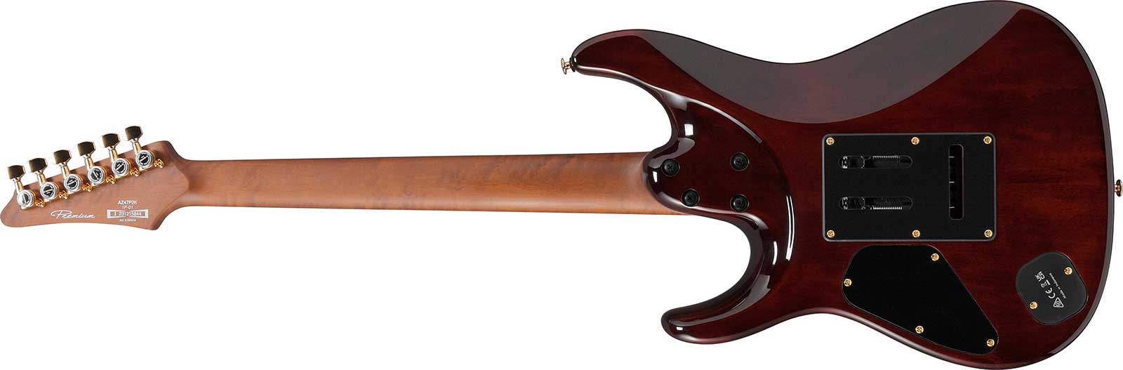 Ibanez Az47p2k Deb Premium Hsh Dimarzio Trem Eb - Dragon Eye Burst - E-Gitarre in Str-Form - Variation 1
