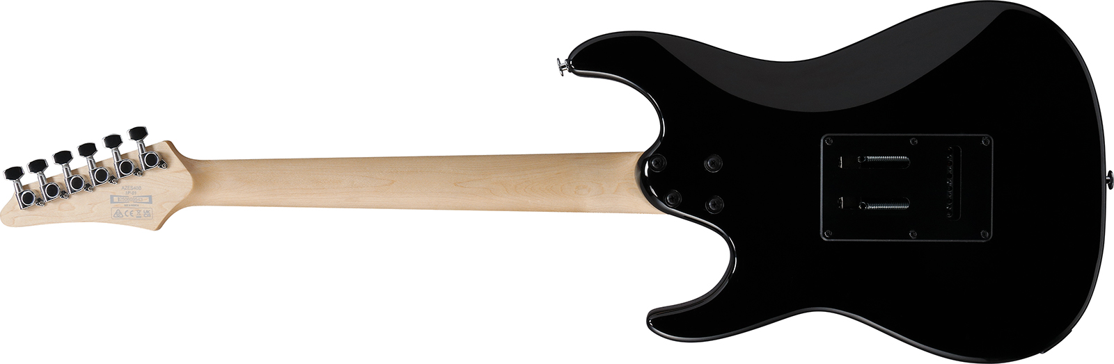 Ibanez Azes40b Bbk Standard Hss Trem Jat - Black - E-Gitarre in Str-Form - Variation 1