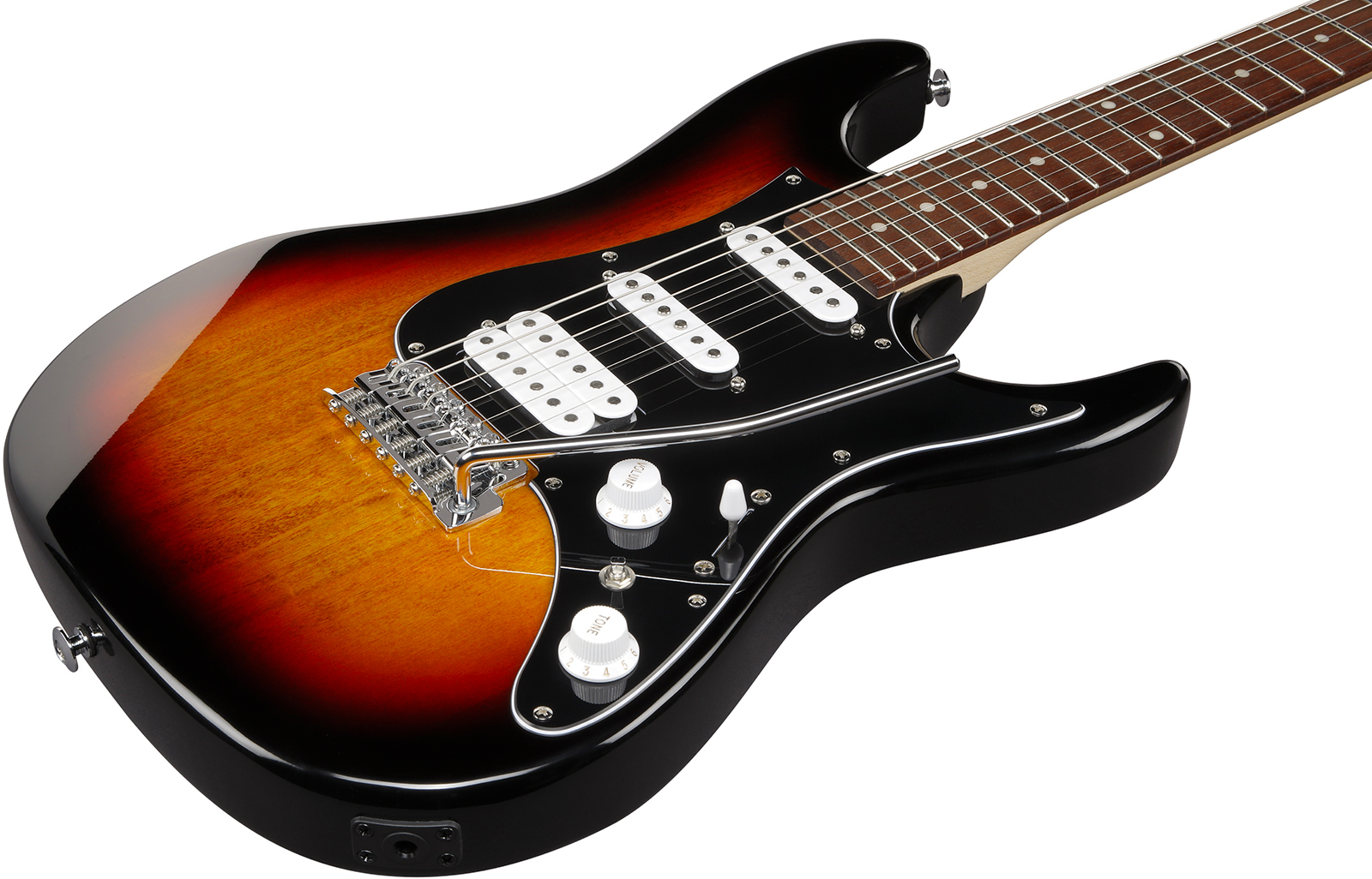 Ibanez Azes40b Tsn Standard Hss Trem Jat - Three Tone Sunburst - E-Gitarre in Str-Form - Variation 2