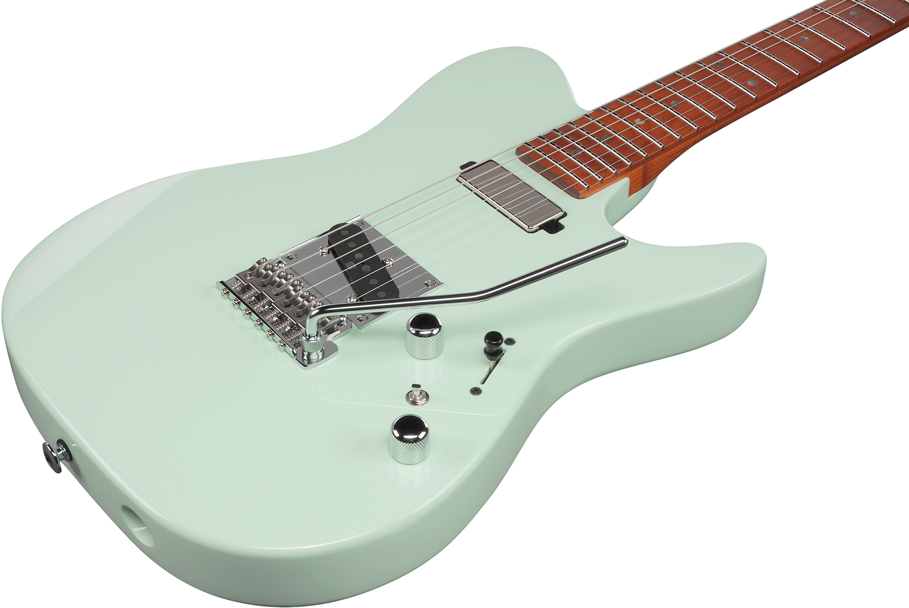 Ibanez Azs2200 Mgr Prestige Jap Smh Seymour Duncan Trem Mn - Mint Green - E-Gitarre in Teleform - Variation 2