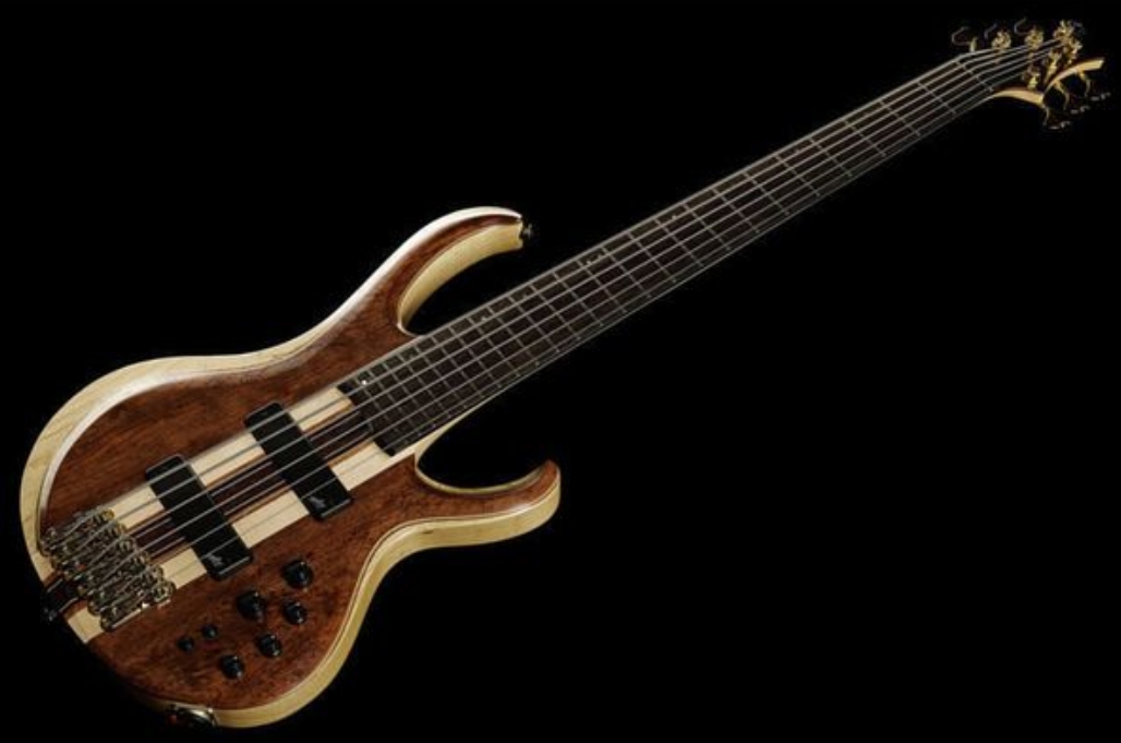Ibanez Btb1836 Ndl Standard 6c Active Aguilar Pp - Natural Shadow Low Gloss - Solidbody E-bass - Variation 1