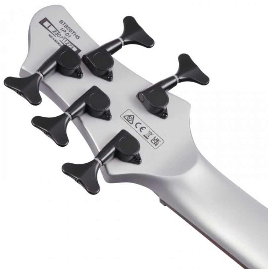 Ibanez Btb25th5 Slm Standard 5c Active Rw - Silver Blizzard Matte - Solidbody E-bass - Variation 5