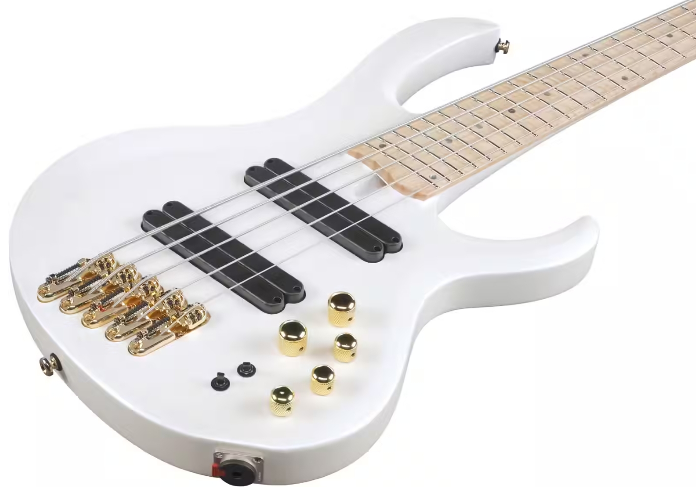 Ibanez Btb605 Mlm Workshop 5c Multiscale Active Mn - Pearl White Matte - Solidbody E-bass - Variation 2