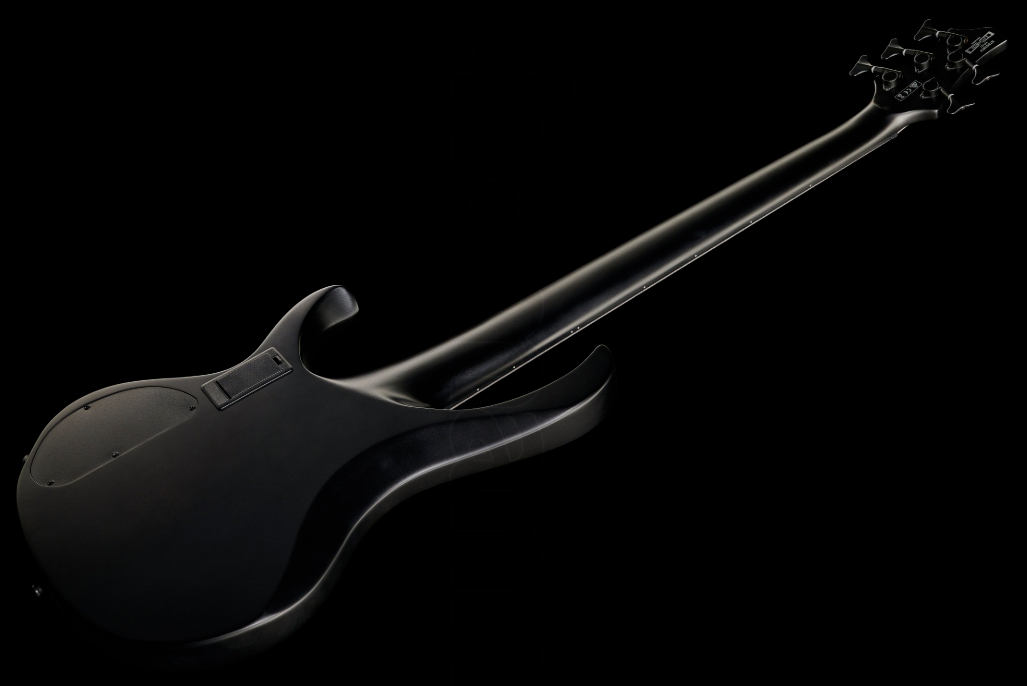 Ibanez Btb625ex Bkf Iron Label 5c Active Bartolini Ebo - Black Flat - Solidbody E-bass - Variation 1