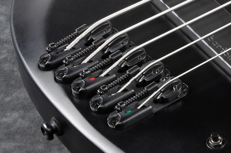 Ibanez Btb625ex Bkf Iron Label 5c Active Bartolini Ebo - Black Flat - Solidbody E-bass - Variation 4