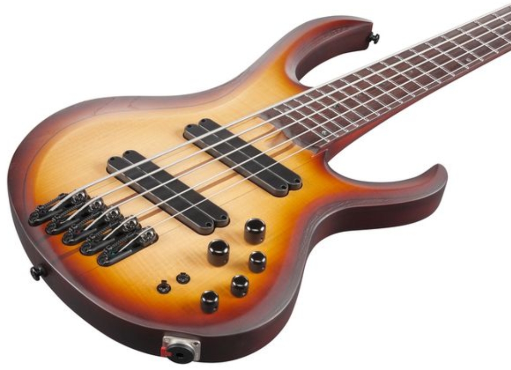 Ibanez Btb705lm Nnf Workshop 5c Multiscale Active Rw - Natural Browned Burst Flat - Solidbody E-bass - Variation 2