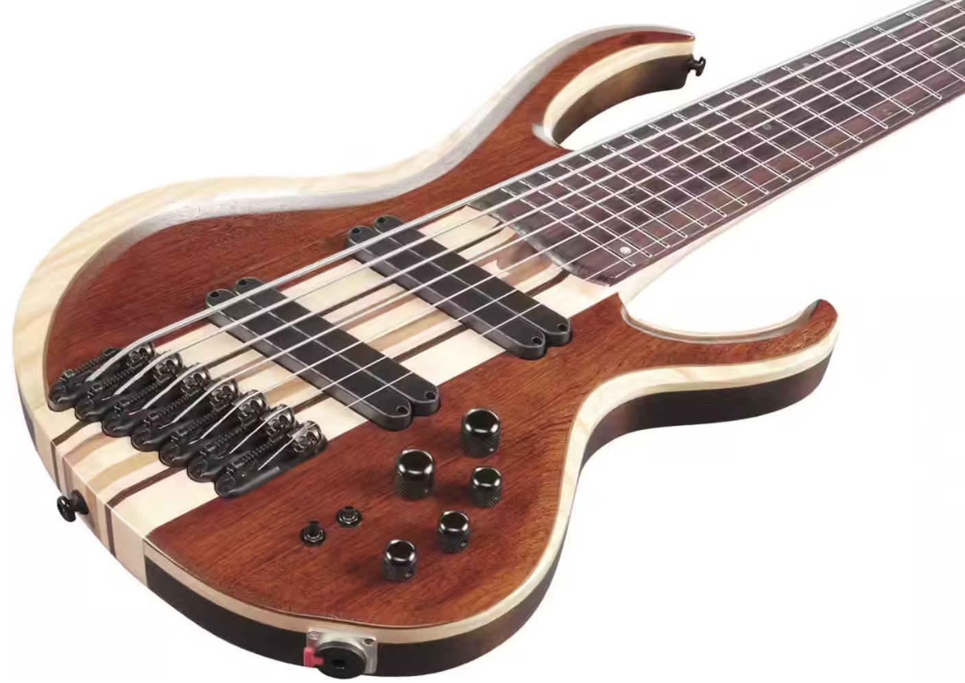Ibanez Btb7ms Nml Workshop 7c Multiscale Active Rw - Natural Mocha Low Gloss - Solidbody E-bass - Variation 2