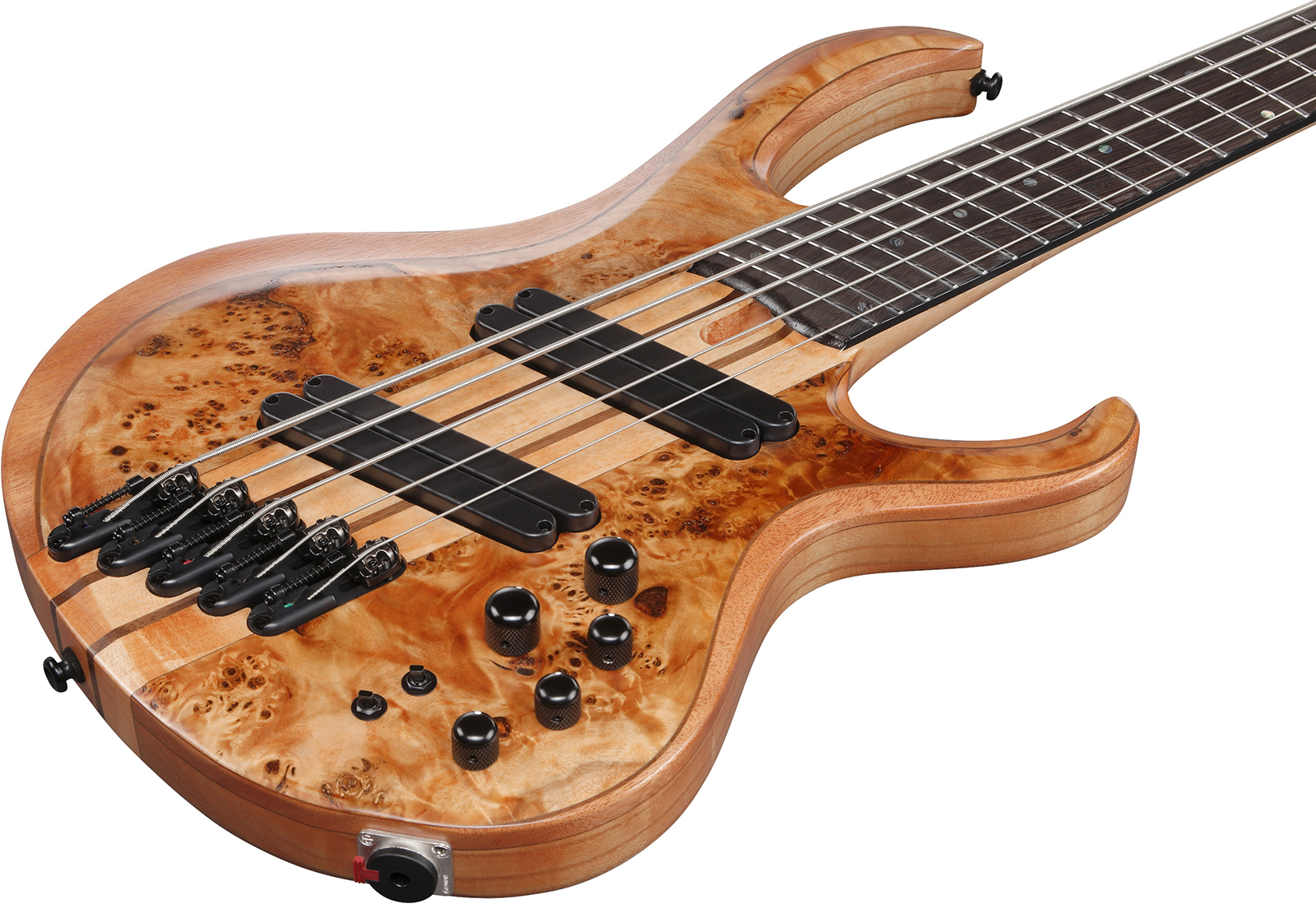Ibanez Btb805ms Fnl Workshop 5c Multiscale Active Rw - Florid Natural Low Gloss - Solidbody E-bass - Variation 2