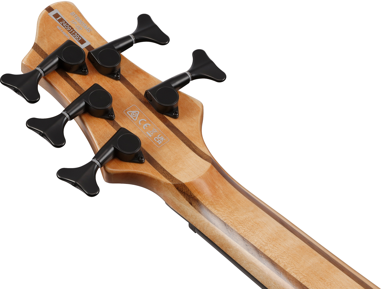 Ibanez Btb805ms Fnl Workshop 5c Multiscale Active Rw - Florid Natural Low Gloss - Solidbody E-bass - Variation 4