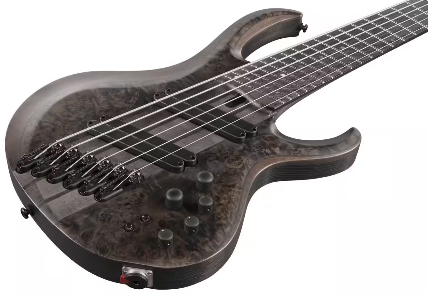Ibanez Btb806ms Tgf Workshop 6c Multiscale Active Pp - Transparent Gray Flat - Solidbody E-bass - Variation 2