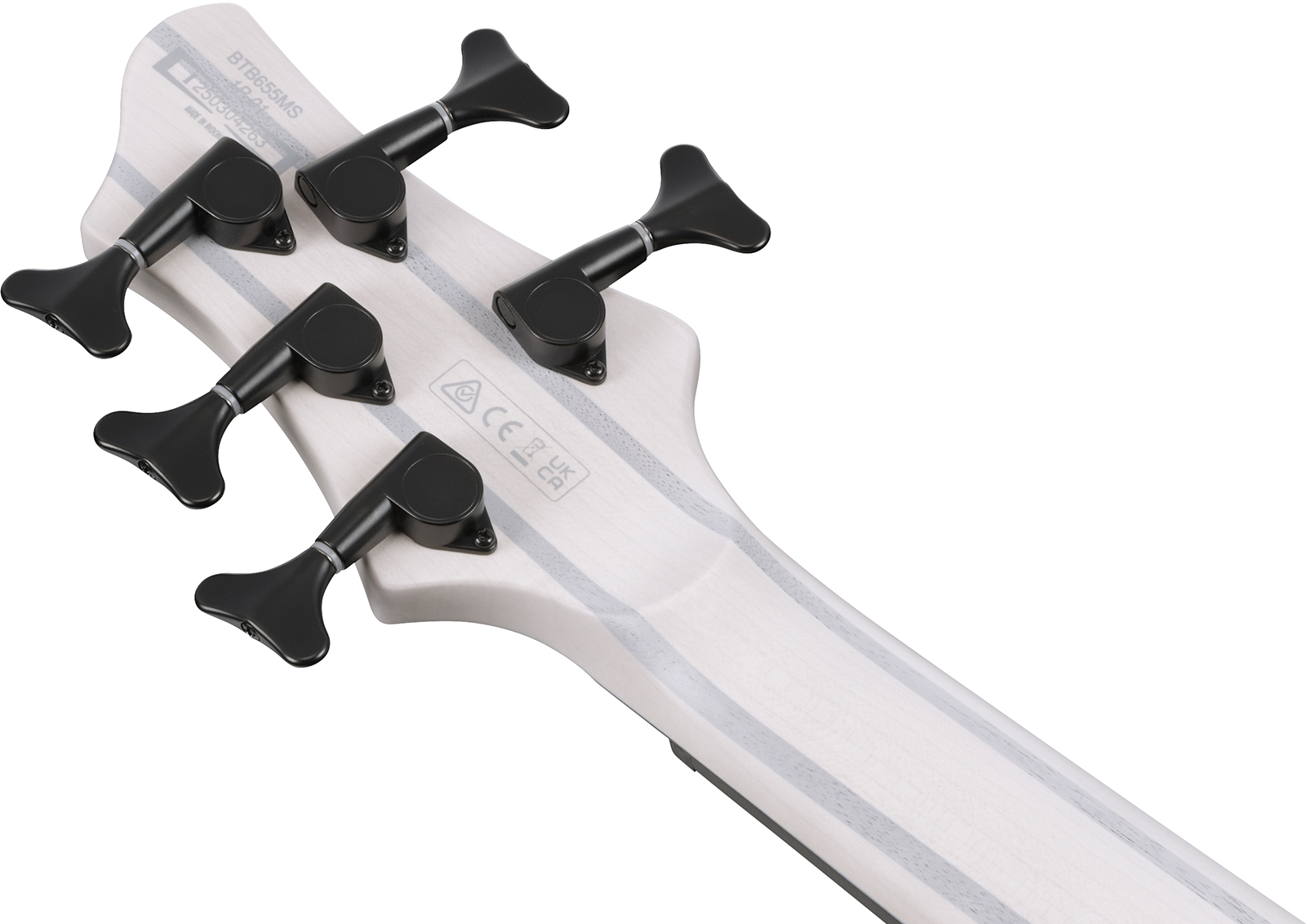 Ibanez Btb865ms Twf Workshop 5c Multiscale Active Pp - Transparent White Flat - Solidbody E-bass - Variation 5