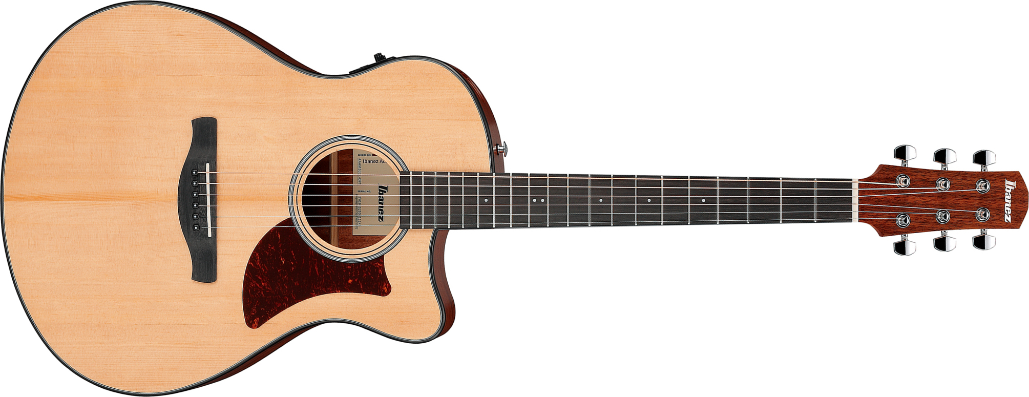 Ibanez Aam50ce Opn Auditorium Cw Epicea Sapele Pur - Open Pore Natural - Folk-Gitarre - Main picture