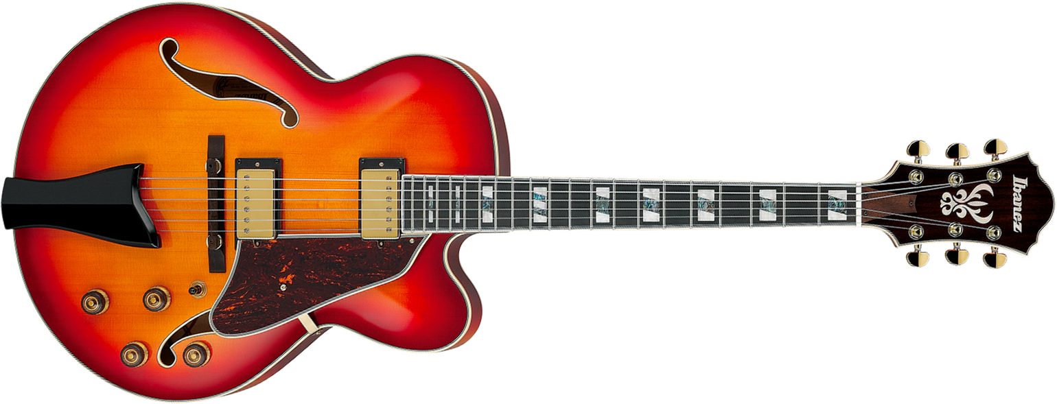 Ibanez Af115 Awb Artstar 2h Ht Eb - Aged Whiskey Burst - Semi-Hollow E-Gitarre - Main picture