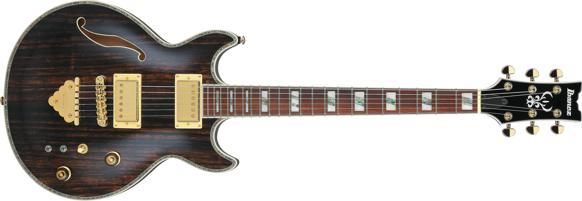 Ibanez Ar520hme Nt Standard Artist 2h Ht Jat - Natural - Semi-Hollow E-Gitarre - Main picture