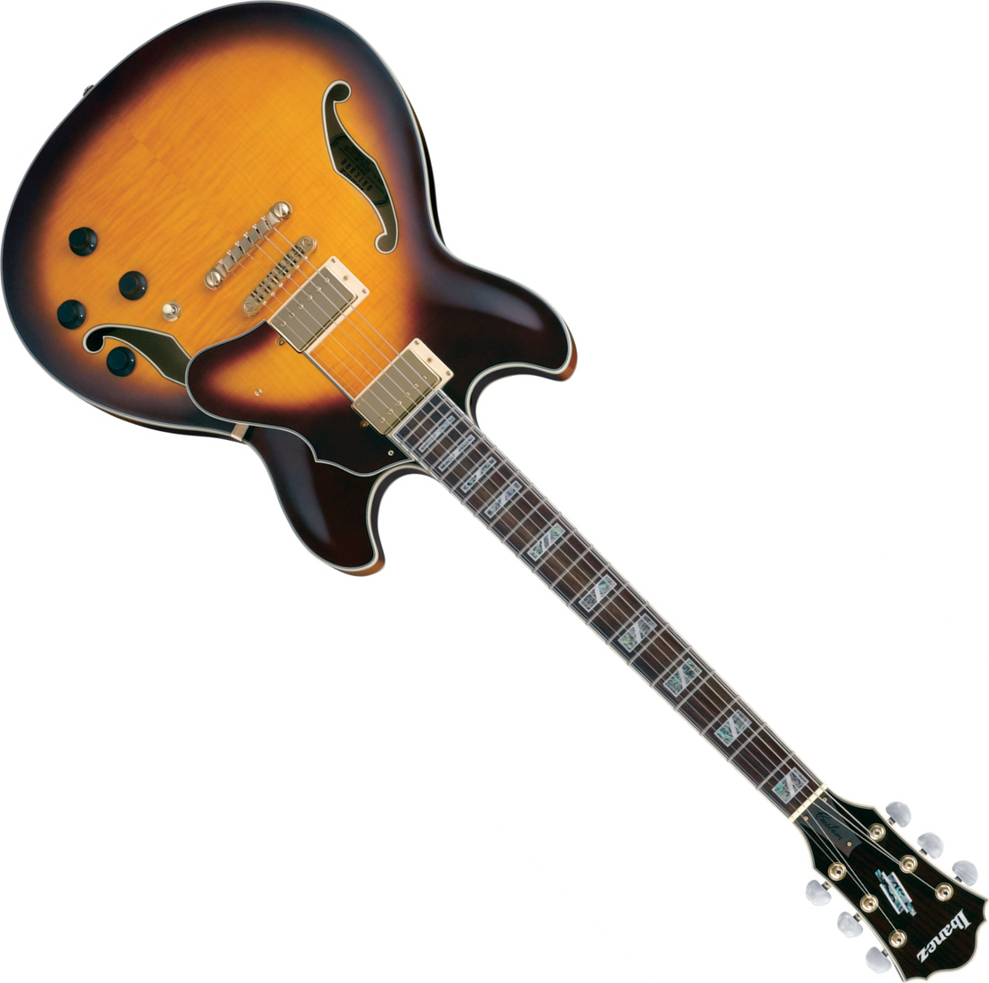 Ibanez As103 Vb Artcore Vintage Burst - Semi-Hollow E-Gitarre - Main picture