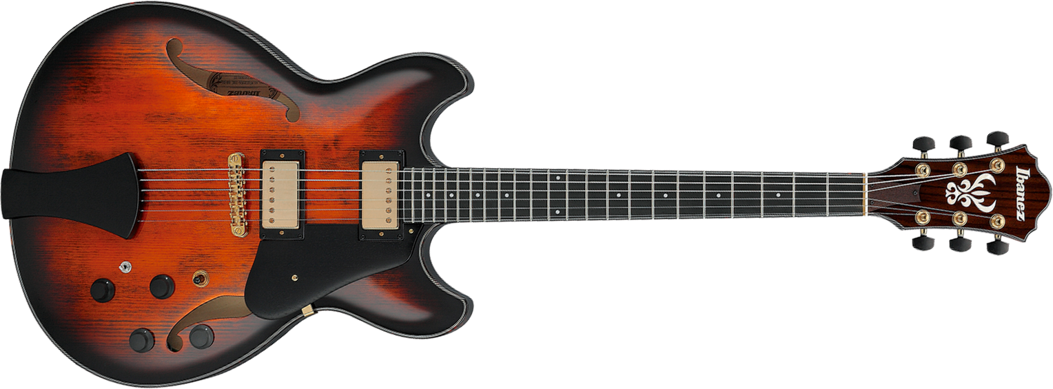 Ibanez Ash300 Tbc Artstar 2h Ht Eb - Tobacco Brown - Semi-Hollow E-Gitarre - Main picture