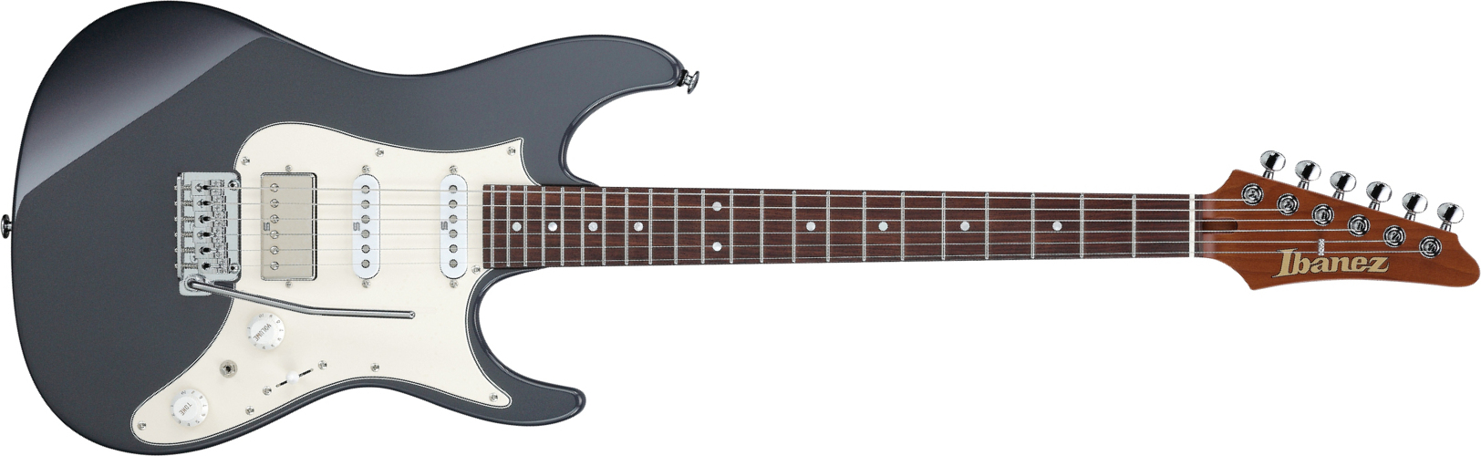 Ibanez Az2204nw Prestige Hss Trem Rw - Gray Metallic - E-Gitarre in Str-Form - Main picture
