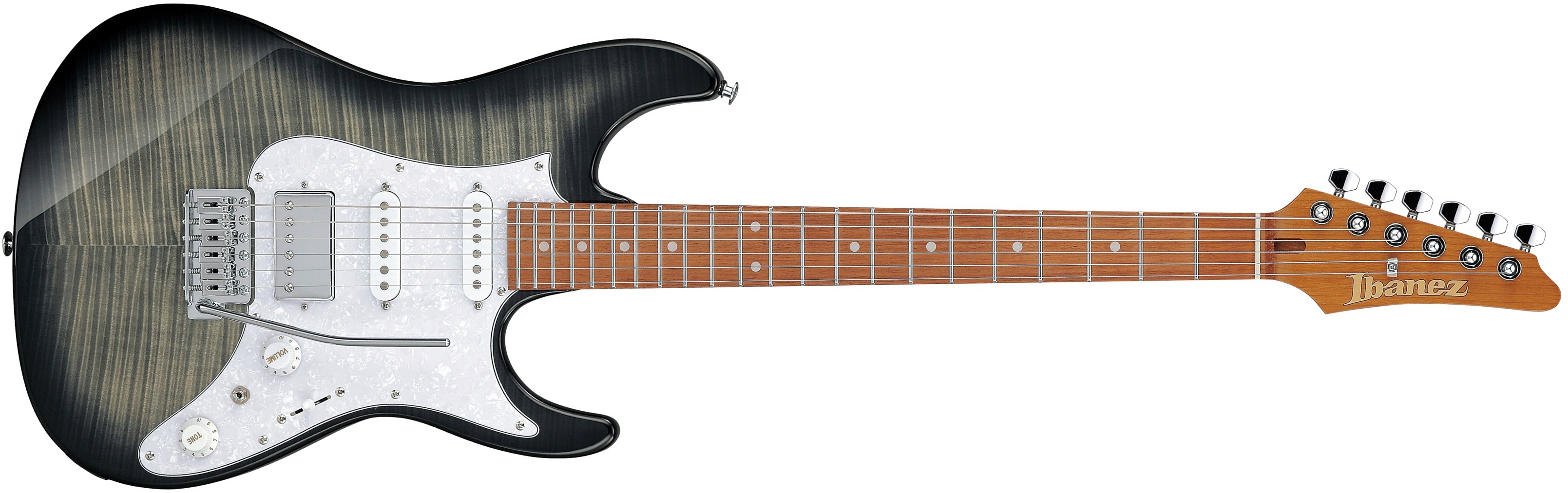 Ibanez Az22s1ftxb Trem Hss Mn - Transparent Black Sunburst - E-Gitarre in Str-Form - Main picture